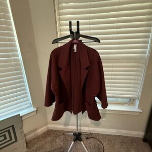 MarlaWynne Deep Burgundy Blazer